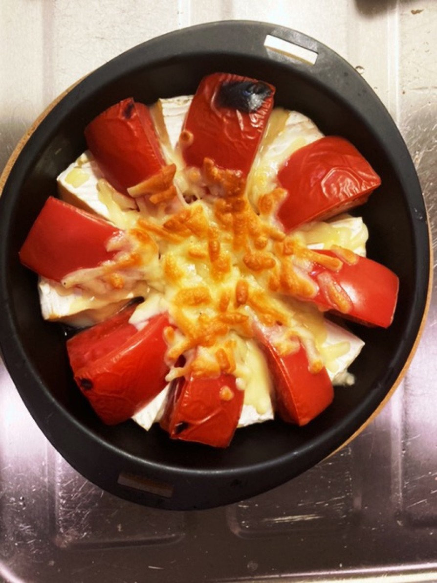 簡単カマンベールトマト焼の画像
