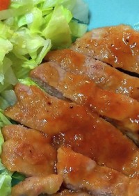 我が家のとんテキ　ご飯にぴったり