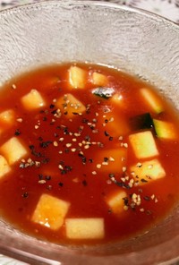 ガスパチョ風冷製トマトスープ