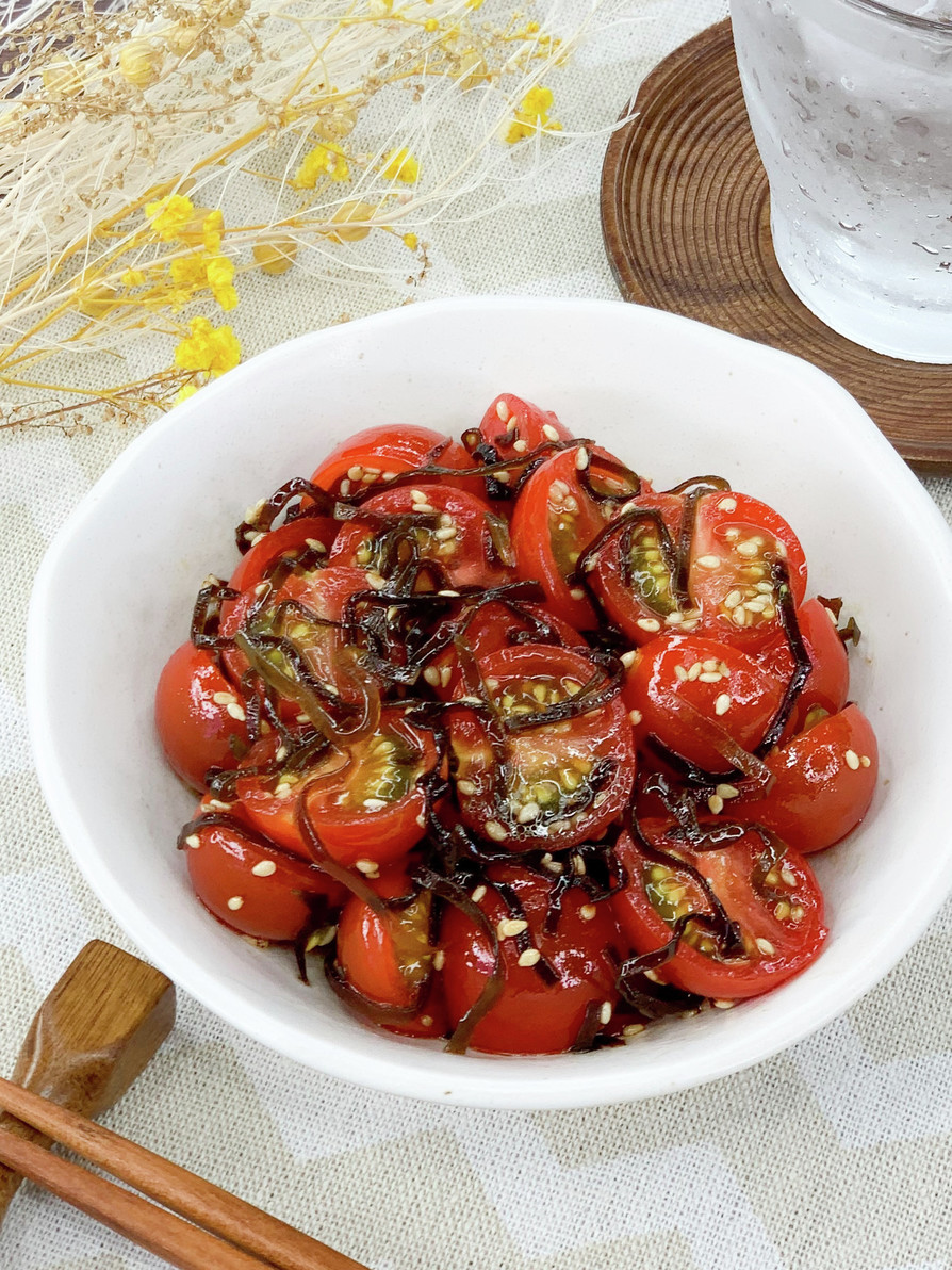 プチトマトの塩昆布和え＊5分で簡単副菜＊の画像