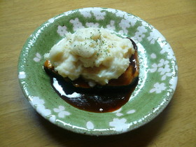 ぶりの水飴照り焼き★マッシュのせ