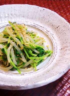豆苗ともやしのナムル☆