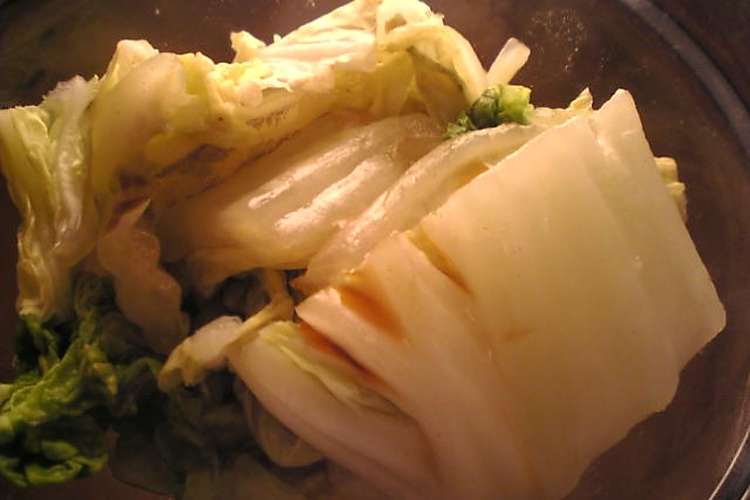 簡単 レンジ２分 白菜のポン酢和え レシピ 作り方 By Rosenkranz クックパッド 簡単おいしいみんなのレシピが355万品