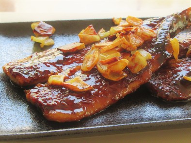 〖 鰯のガーリック醬油ステーキ 〗の写真