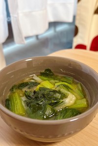 小松菜と切干大根の味噌汁