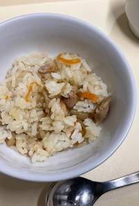 鶏ごぼうご飯　保育園レシピ