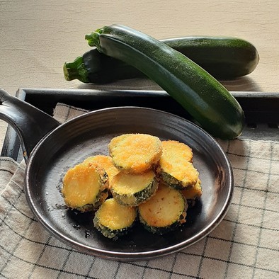 【野菜ソムリエ】ズッキーニのお手軽フライの写真