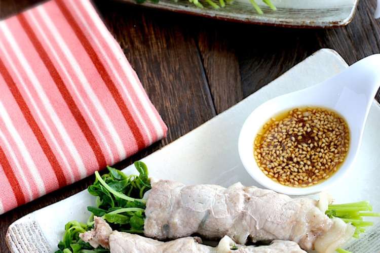 レンジで5分 ヘルシー豆苗の豚肉巻き レシピ 作り方 By Maron クックパッド 簡単おいしいみんなのレシピが372万品