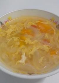【給食】卵入りトマトスープ