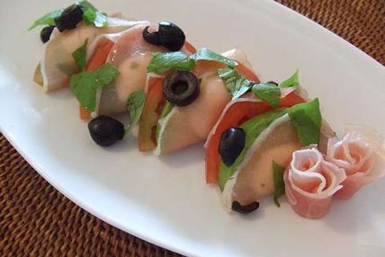 生ハムとトマトのアペタイザー レシピ 作り方 By Akiozawa クックパッド 簡単おいしいみんなのレシピが376万品