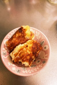 バナナと絹豆腐の米粉パンケーキ