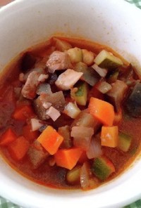 野菜スープ(娘用)