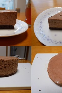 チョコレートレアチーズケーキ