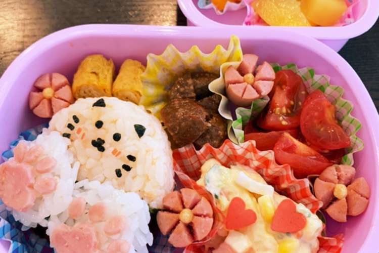 猫キャラ弁 幼稚園用 2歳 レシピ 作り方 By ホープスター クックパッド 簡単おいしいみんなのレシピが372万品