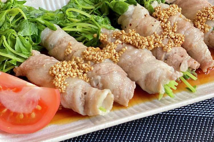レンジで簡単 豆苗の豚バラ巻き レシピ 作り方 By なつきッチン クックパッド 簡単おいしいみんなのレシピが375万品