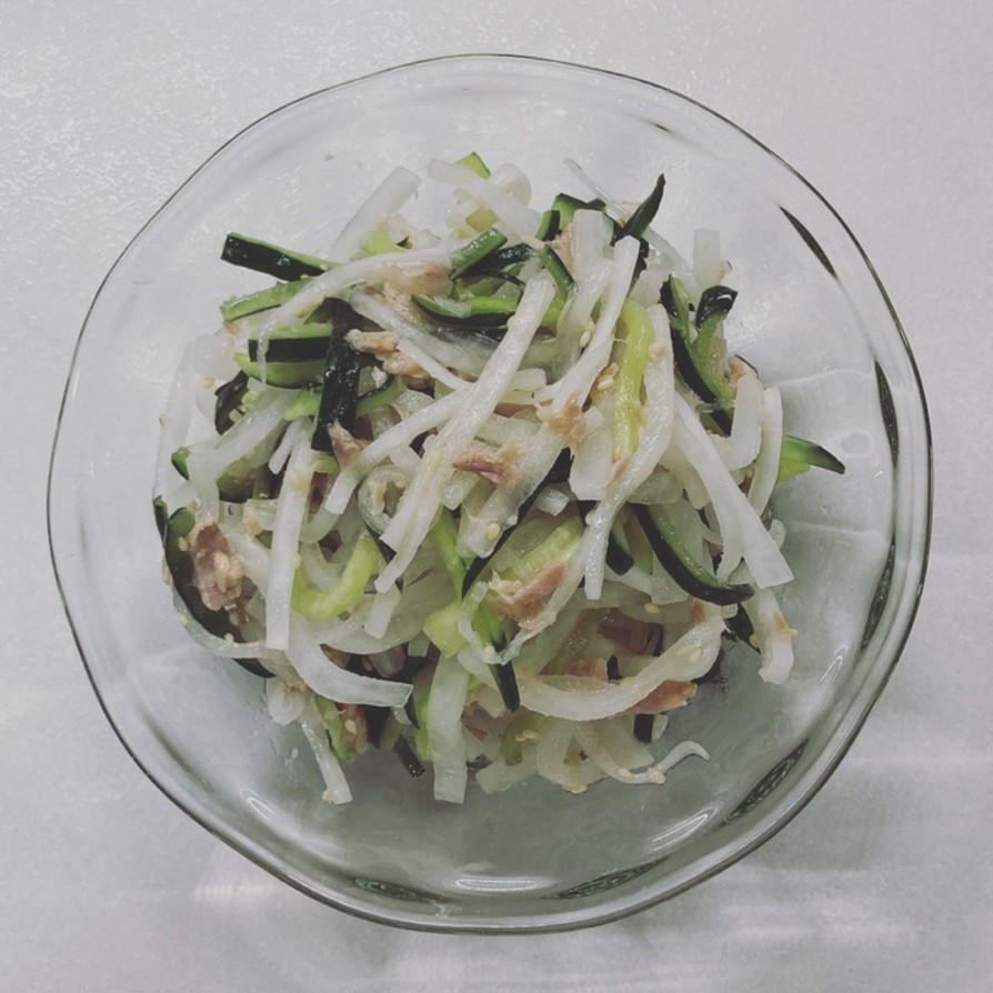 大根ときゅうりの中華風サラダの画像