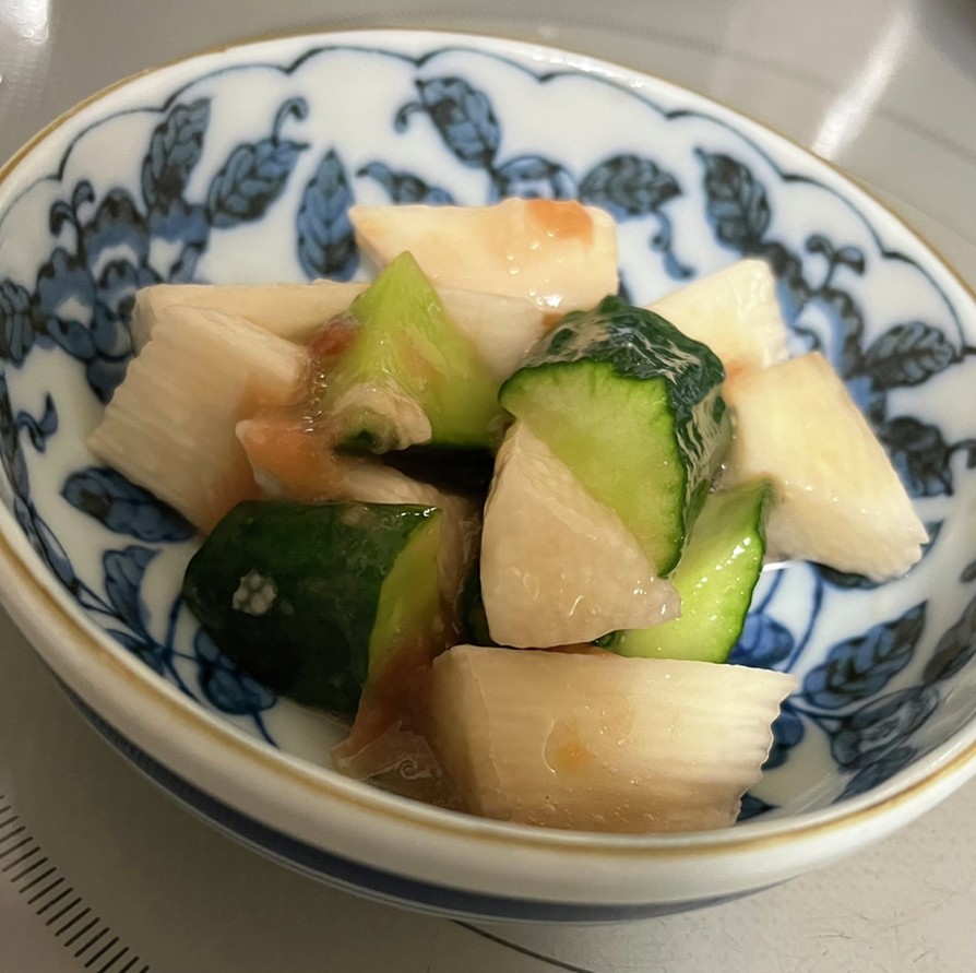 簡単　さっぱり✨長芋ときゅうりの梅肉和えの画像