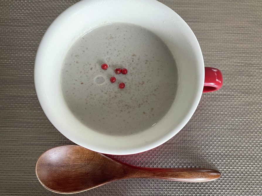 食物繊維⤴️ごぼうと舞茸の豆乳ポタージュの画像