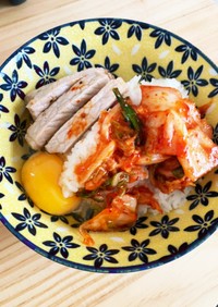 絶品♡肉とキムチで韓国風どんぶり♡