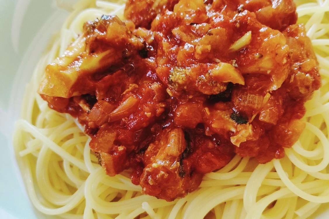 サバ缶とトマト缶のコクうまパスタ レシピ 作り方 By Futapapa クックパッド 簡単おいしいみんなのレシピが379万品