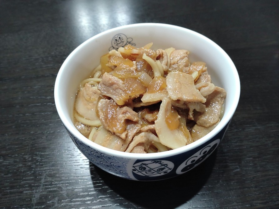 肉うどん～超初心者用～の画像