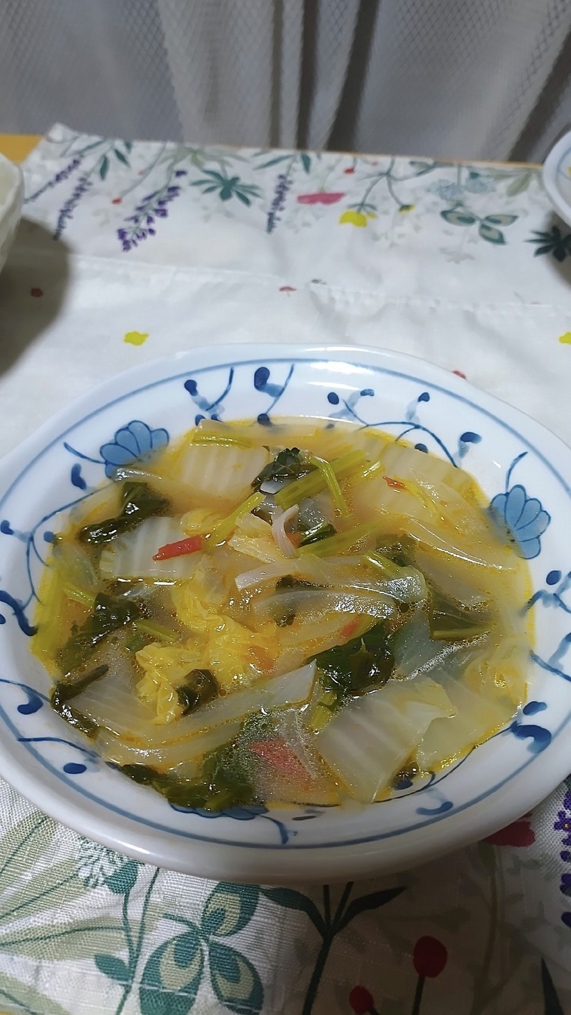 オリーブオイルで煮込んだ野菜スープの画像