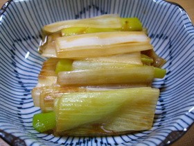 ~長ねぎの辛子和え~