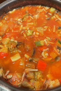 痩せ菌スープミネストローネ風食べるスープ
