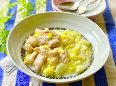 鶏肉とキャベツの簡単☆レモンクリーム煮の写真