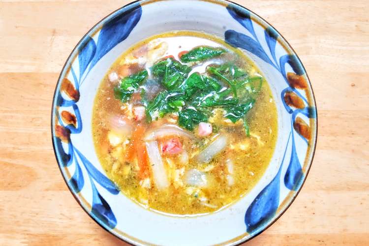 スープセロリとベーコンと卵のスープ レシピ 作り方 By オヤジの仕事場ゴハン クックパッド 簡単おいしいみんなのレシピが374万品