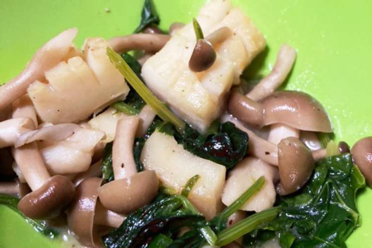 冷凍イカときのこのバター炒め レシピ 作り方 By カヲリンゴ クックパッド 簡単おいしいみんなのレシピが372万品