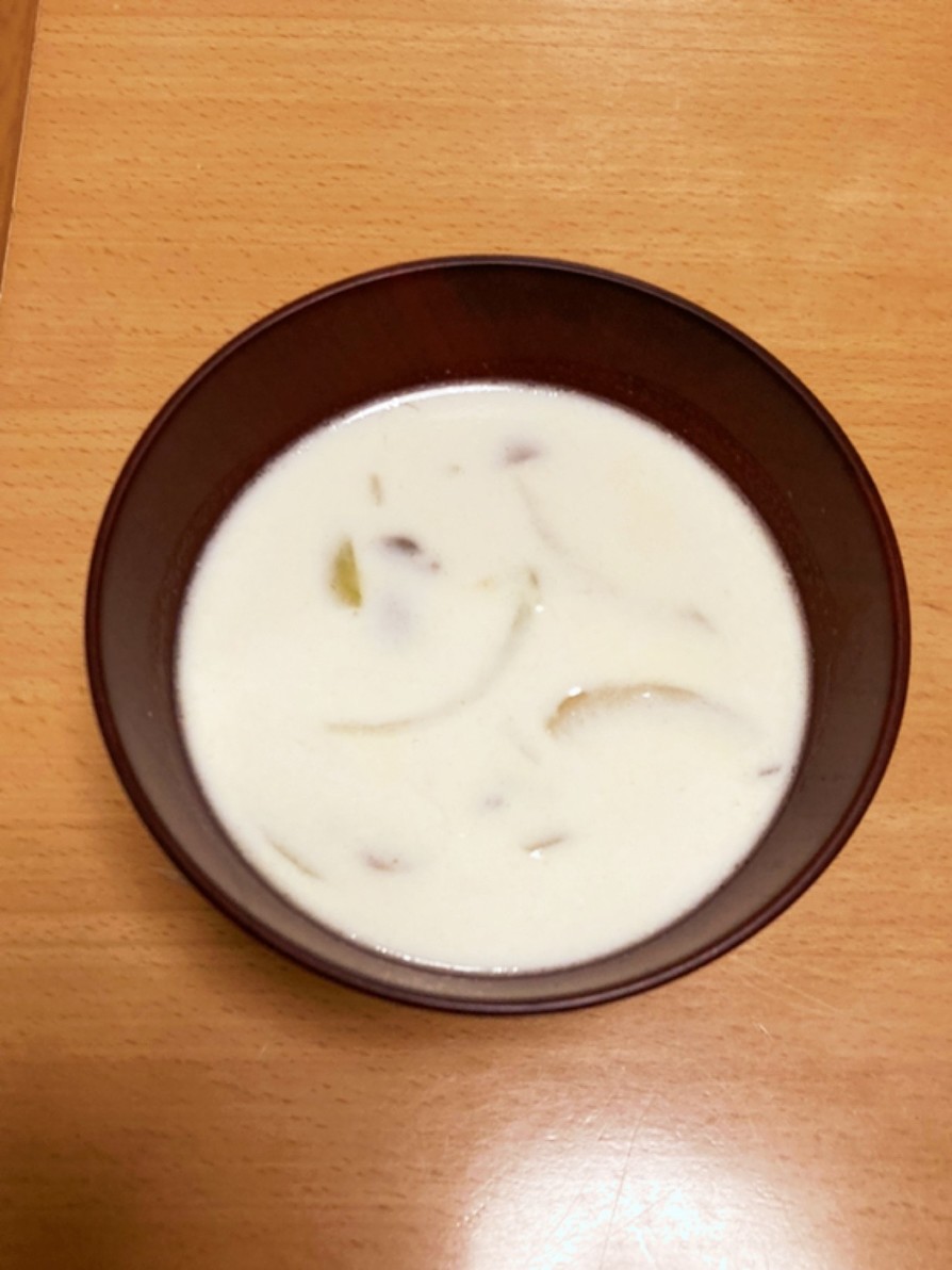 マッシュルームのミルクスープの画像