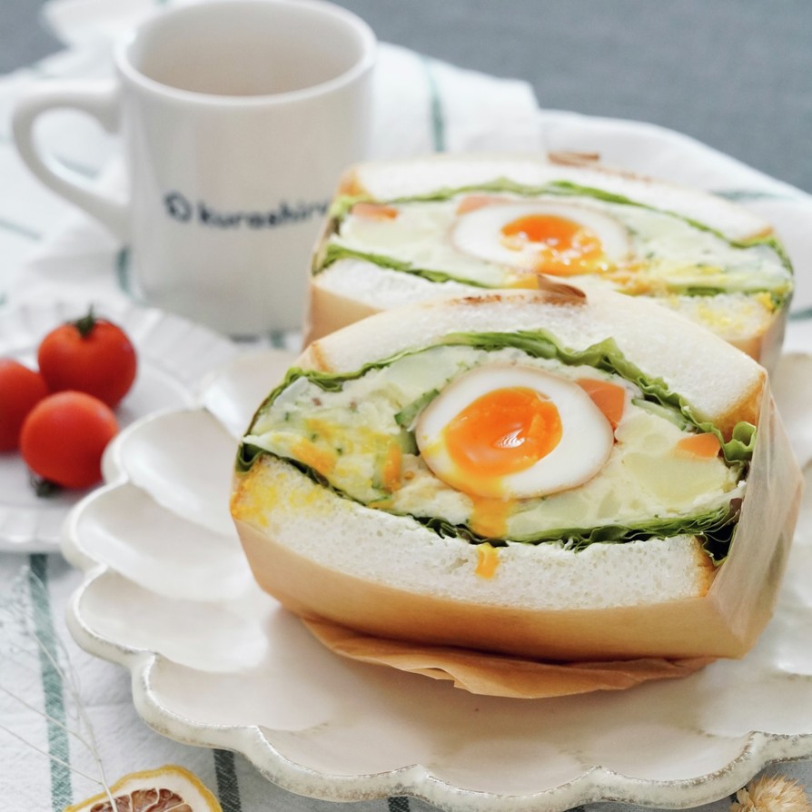 クミン香る昭和のポテサラサンドイッチの画像