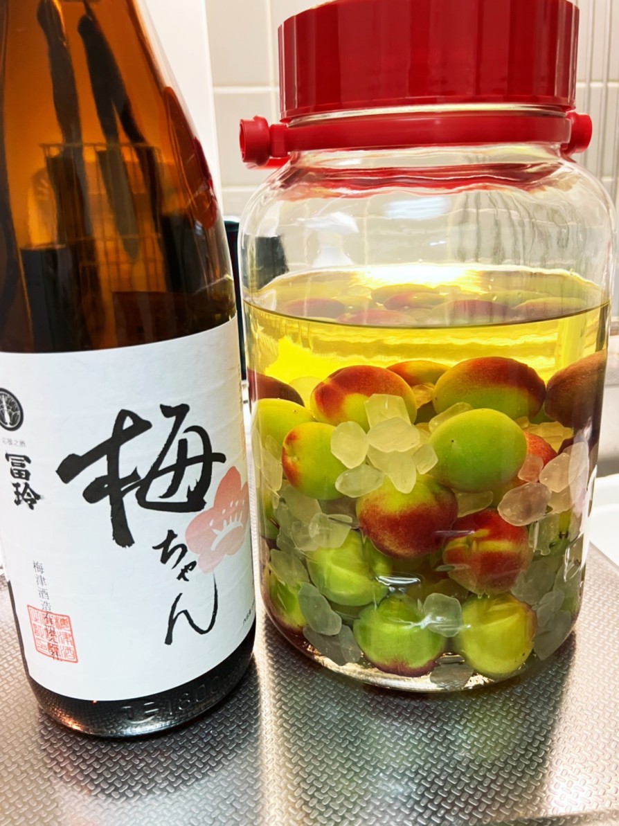 日本酒で梅酒の画像