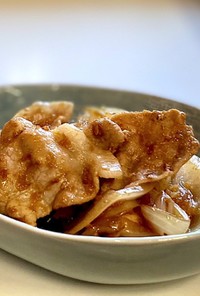 姜葱醬（ジャンツォンジャン）で生姜焼き
