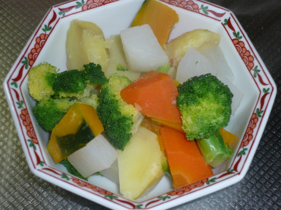 簡単でおいしい☆温野菜サラダの画像