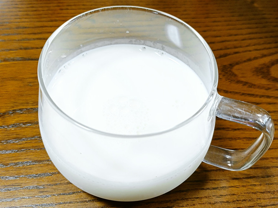 梅シロップ＆牛乳で簡単さわやかラッシー♡の画像