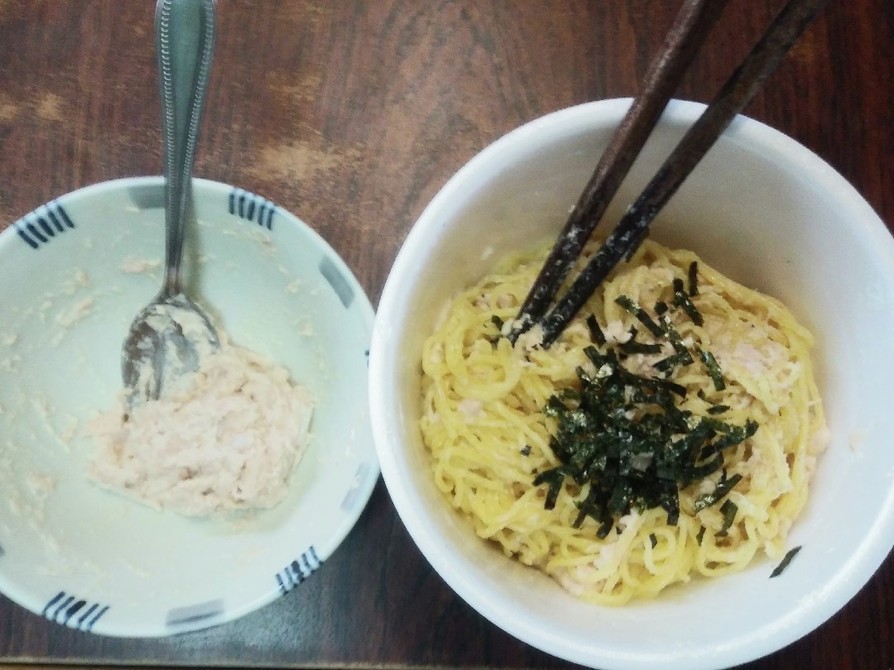 ツナマヨ増大法とツナマヨ混ぜ麺の画像