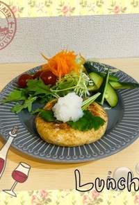 オートミール&豆腐deふわふわハンバーグ