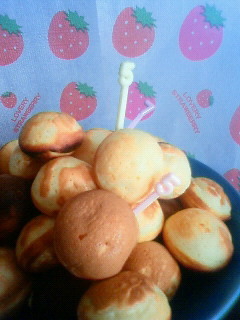 たこ焼き器で鈴カステラ?