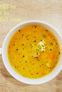 食べるスープ『鶏肉とレモンの塩麹スープ』