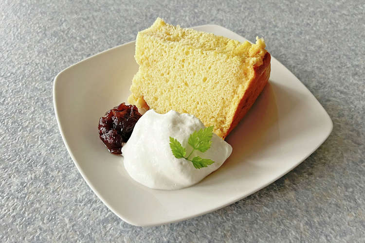 父の日 米粉のシフォン 小倉クリーム レシピ 作り方 By Ja福井県 クックパッド 簡単おいしいみんなのレシピが372万品