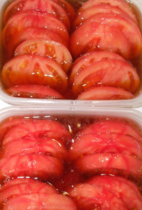 梅シロップで酢トマト♪簡単漢方薬膳
