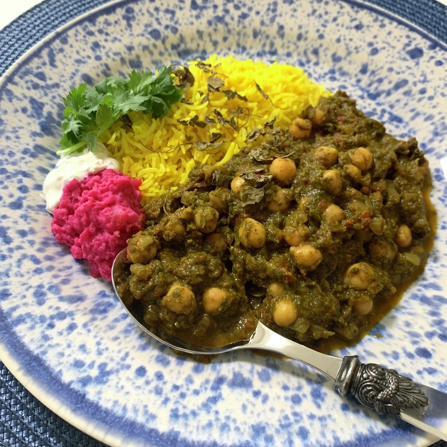 ほうれん草とひよこ豆のカレー レシピ