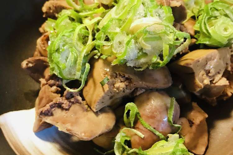 鶏肝 鶏レバーの一品 塩茹で ゴマ油かけ レシピ 作り方 By Bistromiti クックパッド 簡単おいしいみんなのレシピが375万品