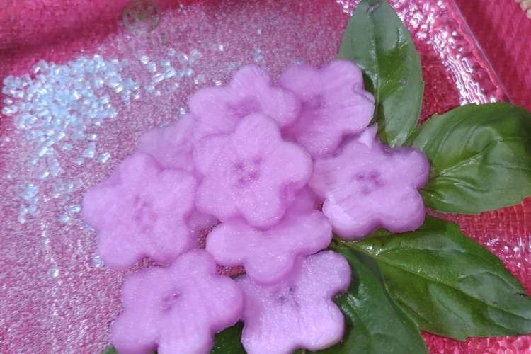 紫キャベツの酢漬けに咲く 大根の紫陽花 レシピ 作り方 By 薩摩のやすねこ クックパッド 簡単おいしいみんなのレシピが376万品