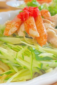 サラダチキン活用♫サラダ麺
