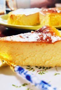 簡単　レモン風味のバスクチーズケーキ