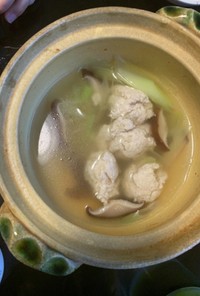 塩鶏団子鍋