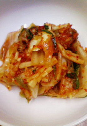 手作りです 白菜キムチ